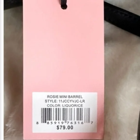 Juicy Couture Black Mini Barrel Bag - Picture 7 of 7